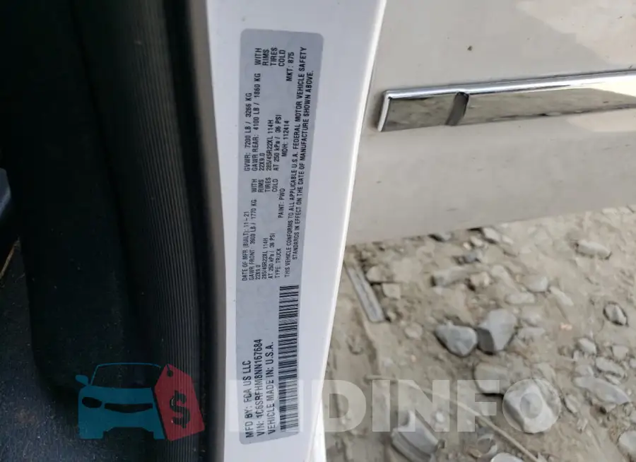 1C6SRFHM8NN167684 Photo# 12