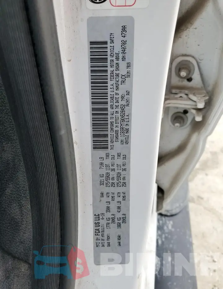 1C6SRFMT6KN528452 Photo# 13