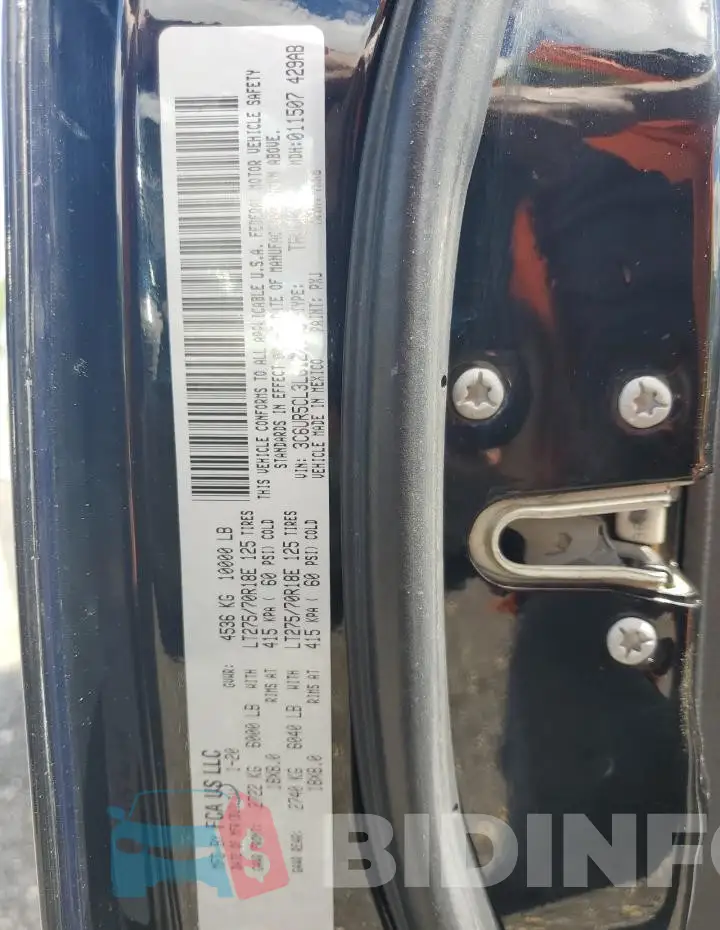 3C6UR5CL3LG124149 Photo# 12