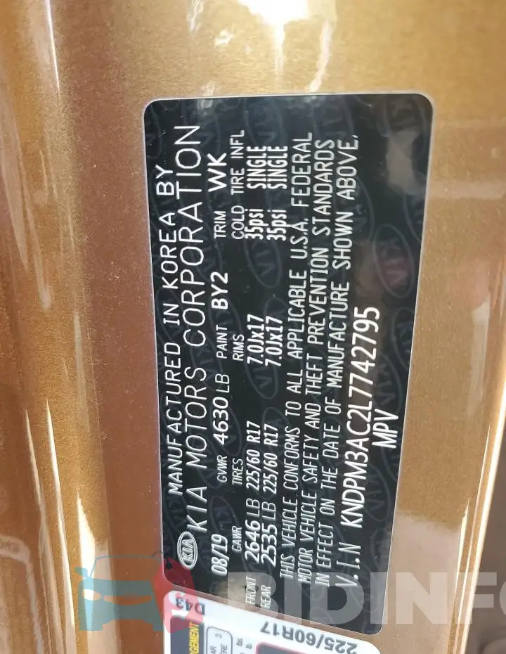 KNDPM3AC2L7742795 Photo# 14