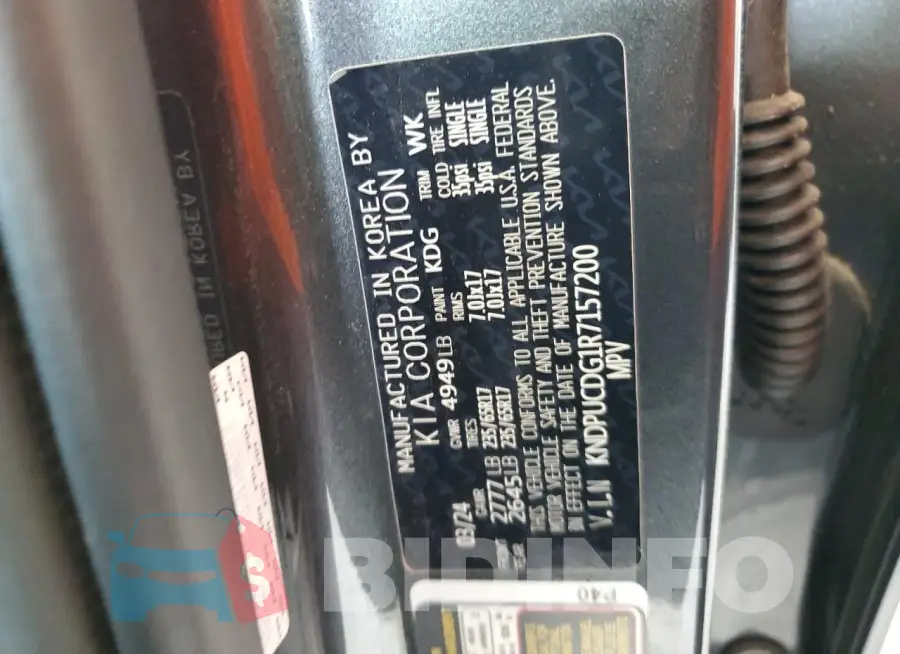 KNDPUCDG1R7157200 Photo# 14