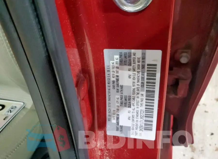 3MZBN1U7XJM207031 Photo# 12