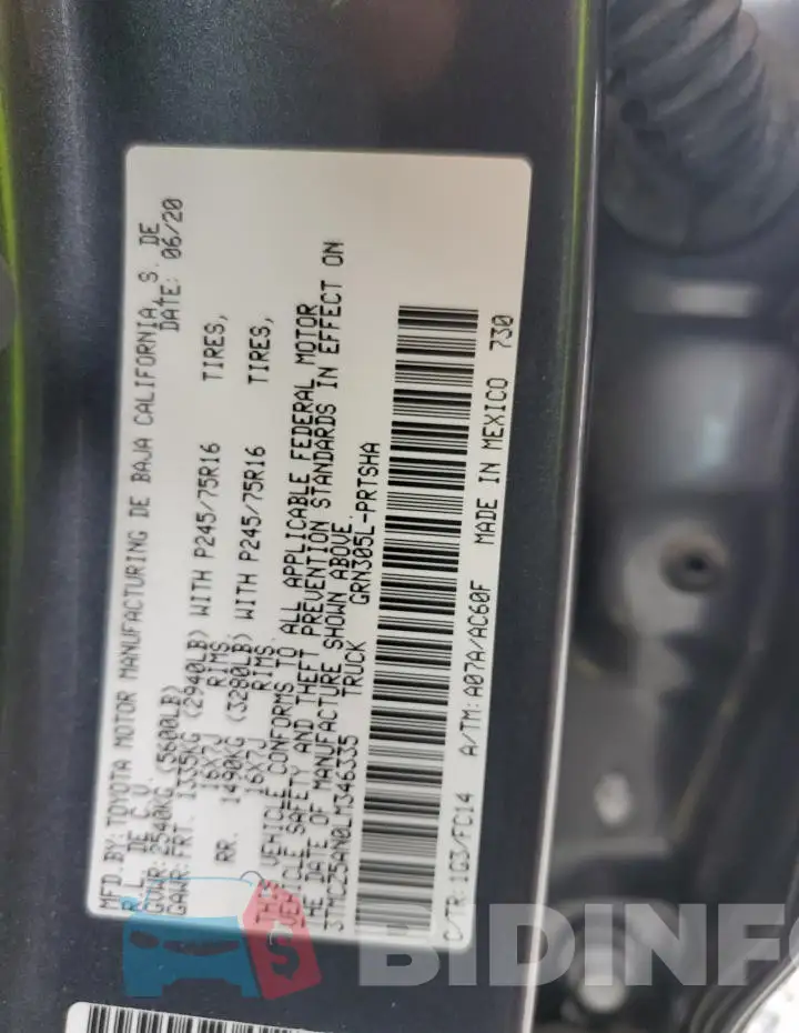 3TMCZ5AN0LM346335 Photo# 13