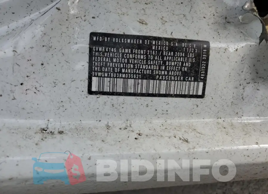 3VWGM7BU3RM035621 Photo# 12