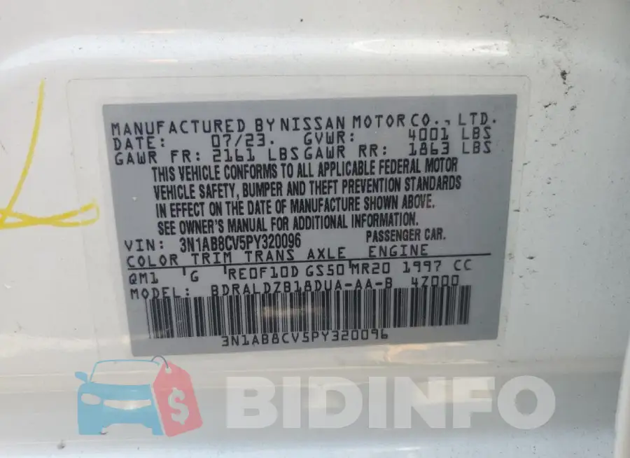 3N1AB8CV5PY320096 Photo# 12