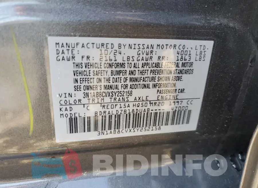 3N1AB8CVXSY252158 Photo# 12