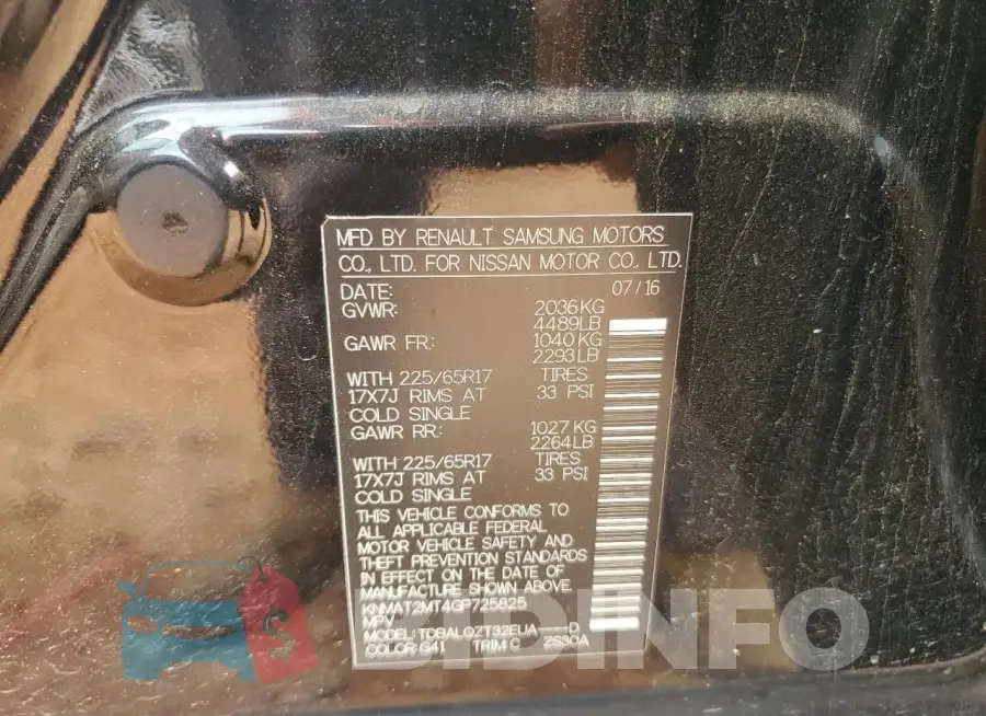 KNMAT2MT4GP725825 Photo# 13