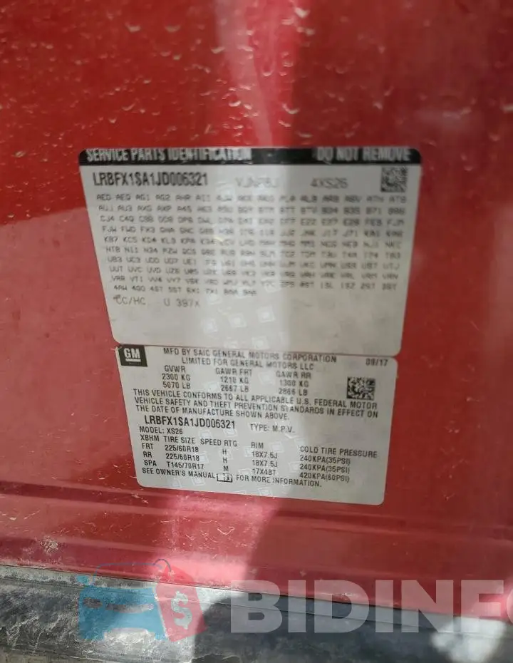 LRBFX1SA1JD006321 Photo# 14