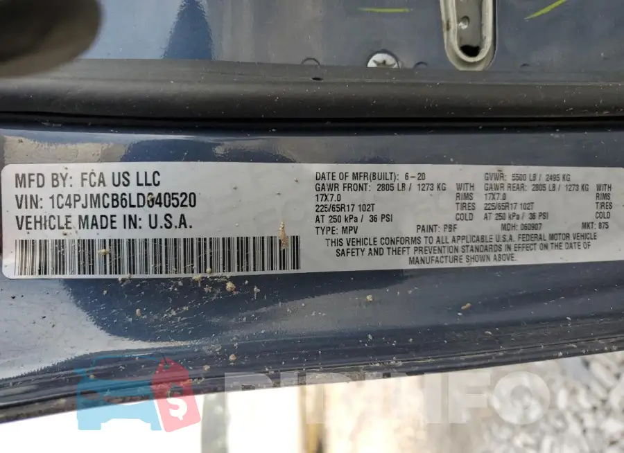 1C4PJMCB6LD640520 Photo# 13