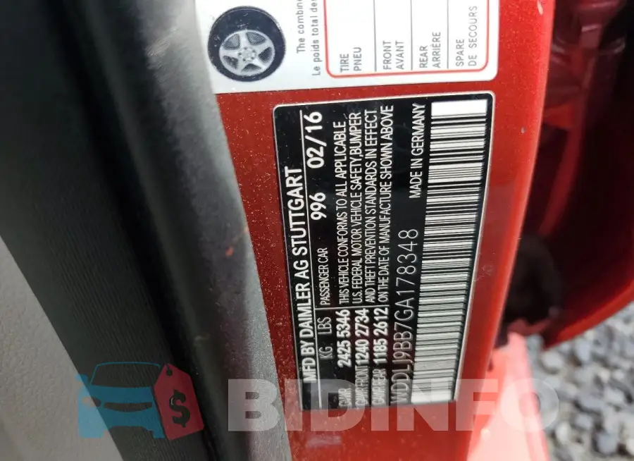 WDDLJ9BB7GA178348 Photo# 12