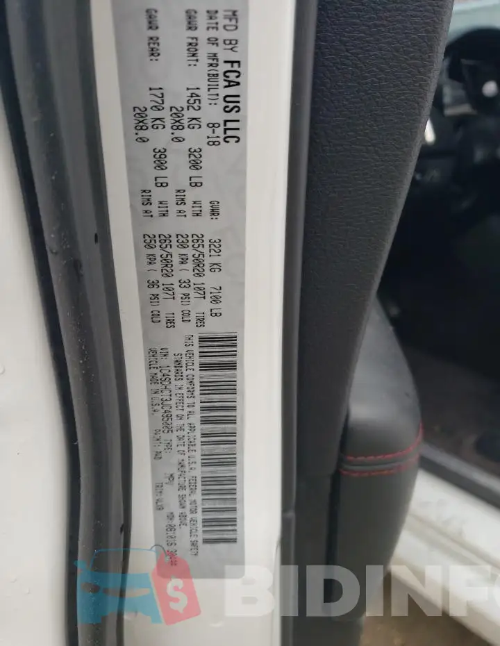 1C4SDHCT3JC495005 Photo# 13