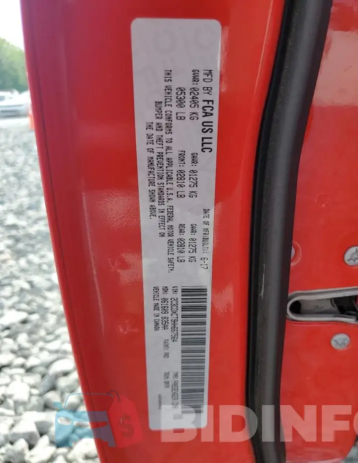2C3CDXCT9HH667564 Photo# 12