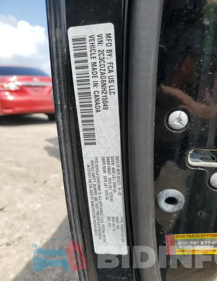 2C3CDZAG6NH215049 Photo# 13