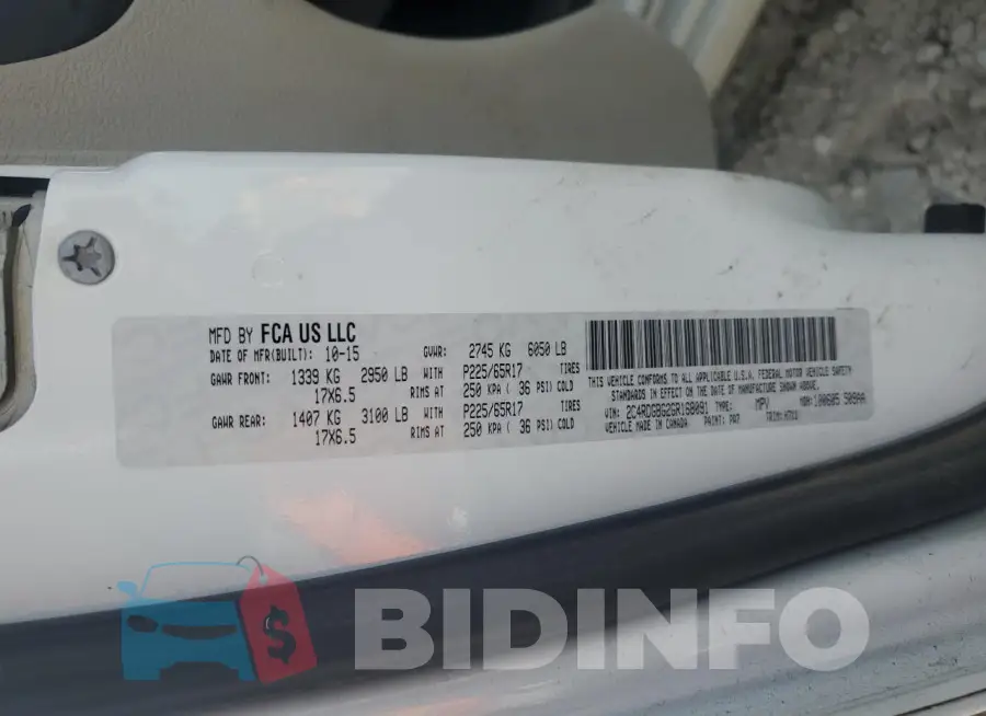 2C4RDGBG2GR168091 Photo# 14