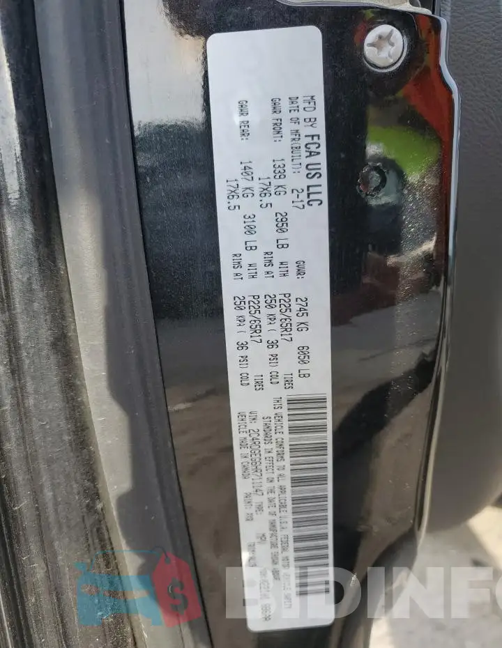 2C4RDGEG6HR711147 Photo# 13