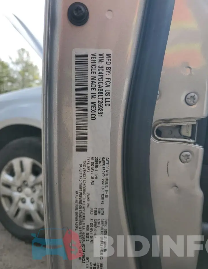 3C4PDCAB8LT269231 Photo# 13