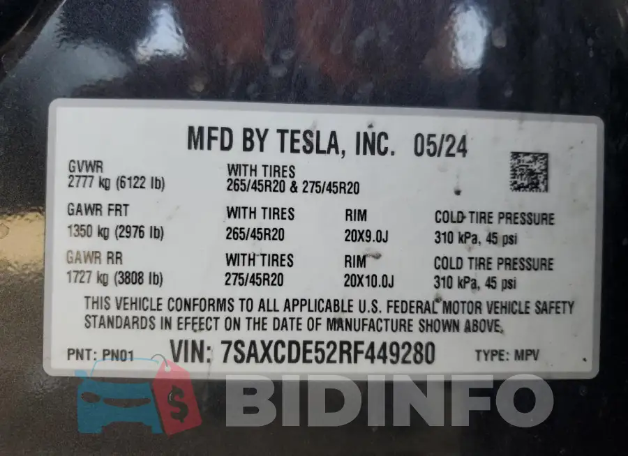 7SAXCDE52RF449280 Photo# 12