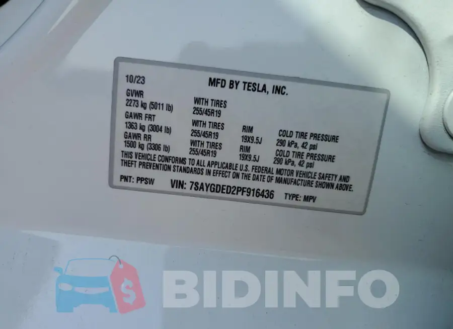 7SAYGDED2PF916436 Photo# 12