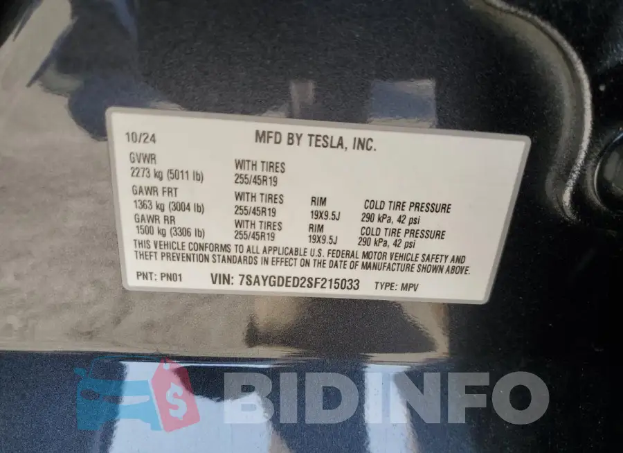 7SAYGDED2SF215033 Photo# 13