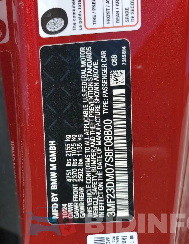 3MF23DM07S8F08800 Photo# 12