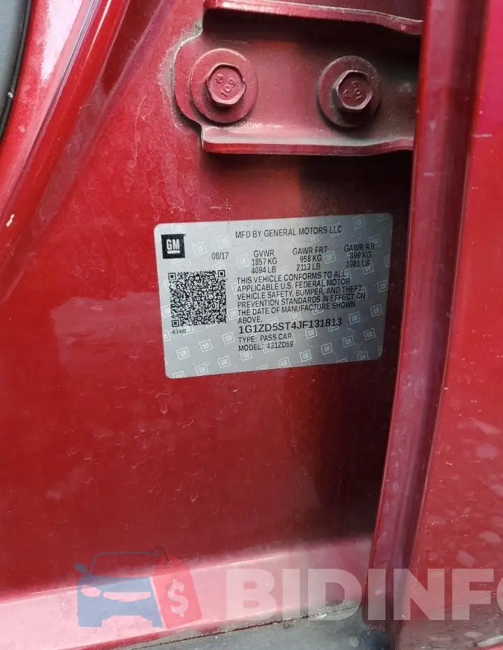 1G1ZD5ST4JF131813 Photo# 12