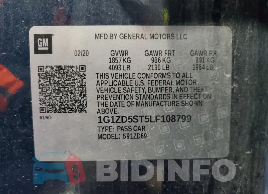 1G1ZD5ST5LF108799 Photo# 12