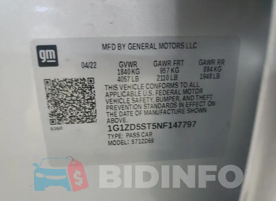 1G1ZD5ST5NF147797 Photo# 12