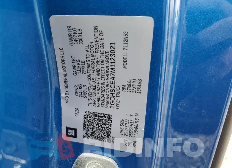 1GCHSCEA7M1123021 Photo# 13