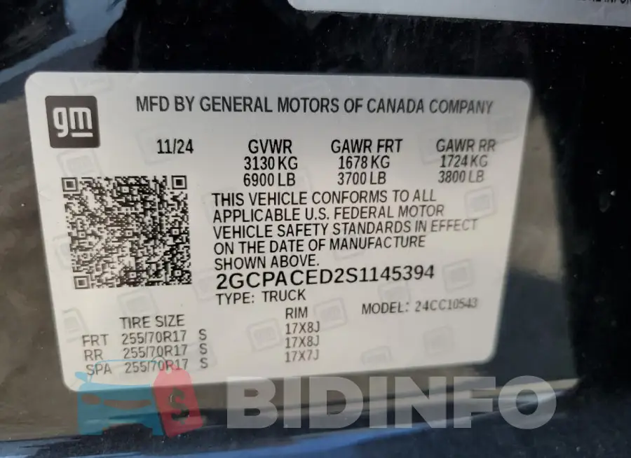2GCPACED2S1145394 Photo# 13