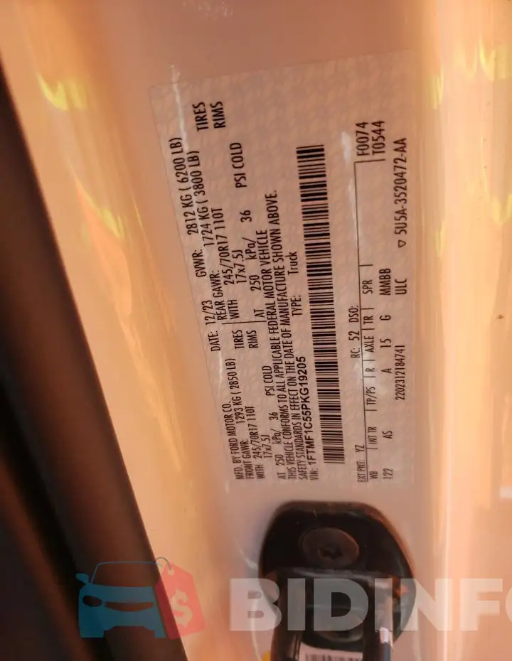 1FTMF1C55PKG19205 Photo# 12