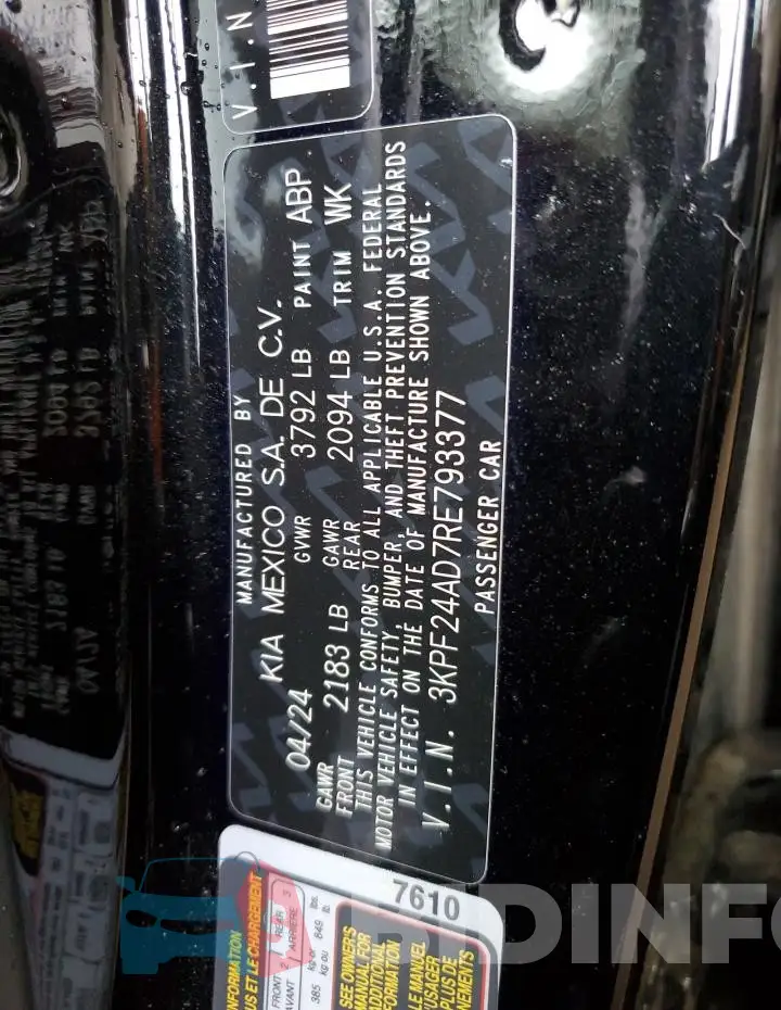 3KPF24AD7RE793377 Photo# 12