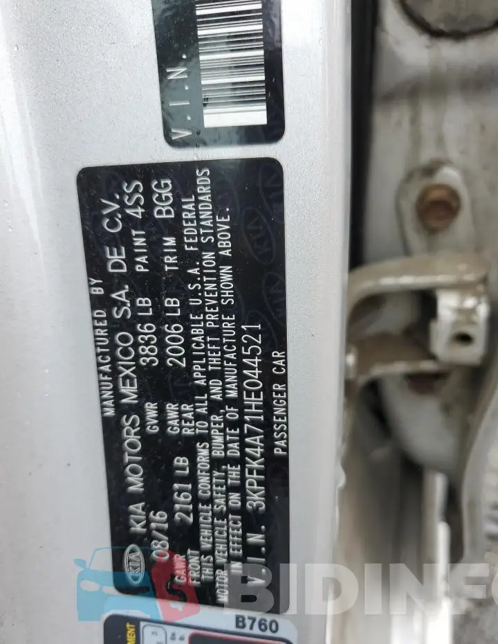 3KPFK4A71HE044521 Photo# 12