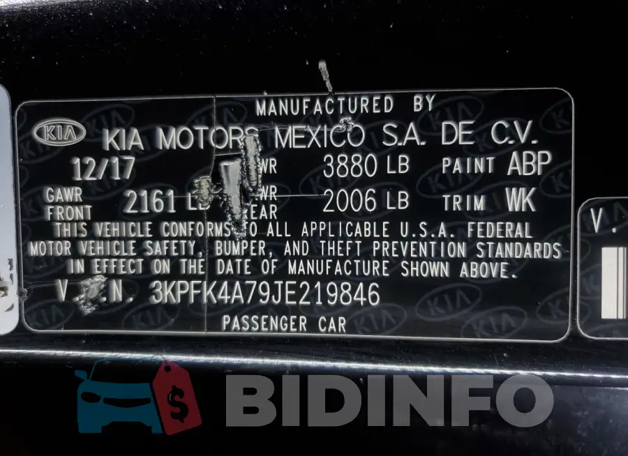 3KPFK4A79JE219846 Photo# 12