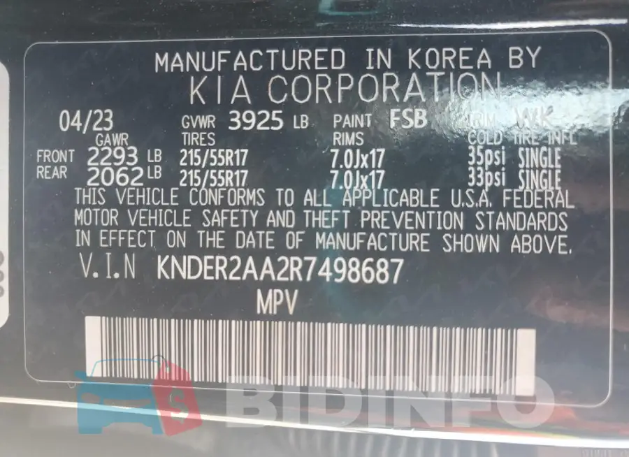 KNDER2AA2R7498687 Photo# 13