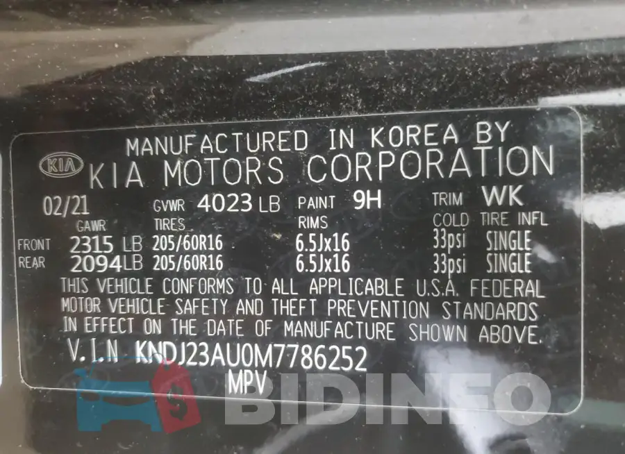 KNDJ23AU0M7786252 Photo# 13
