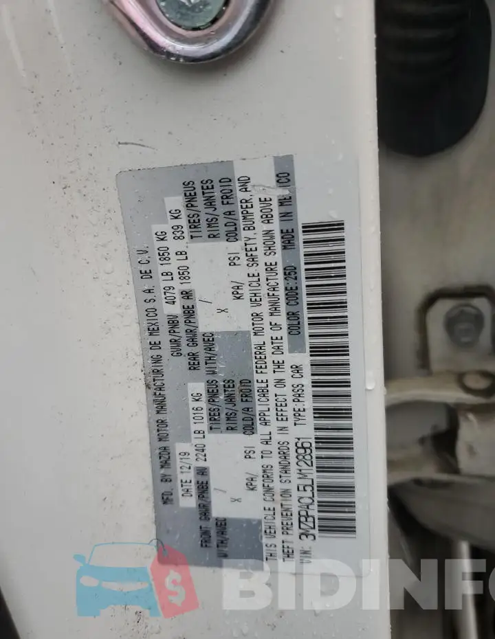 3MZBPACL5LM128961 Photo# 12
