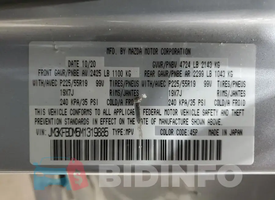 JM3KFBDM5M1319885 Photo# 13