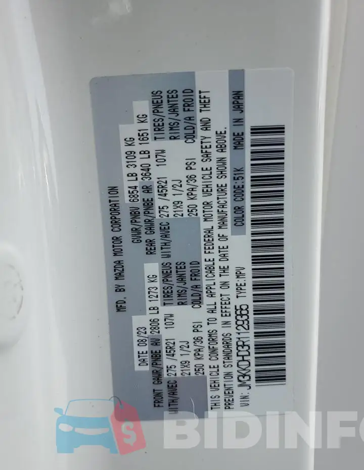 JM3KKDHD3R1129365 Photo# 12