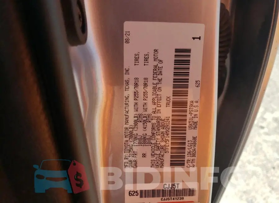 5TFEY5F14MX291241 Photo# 12