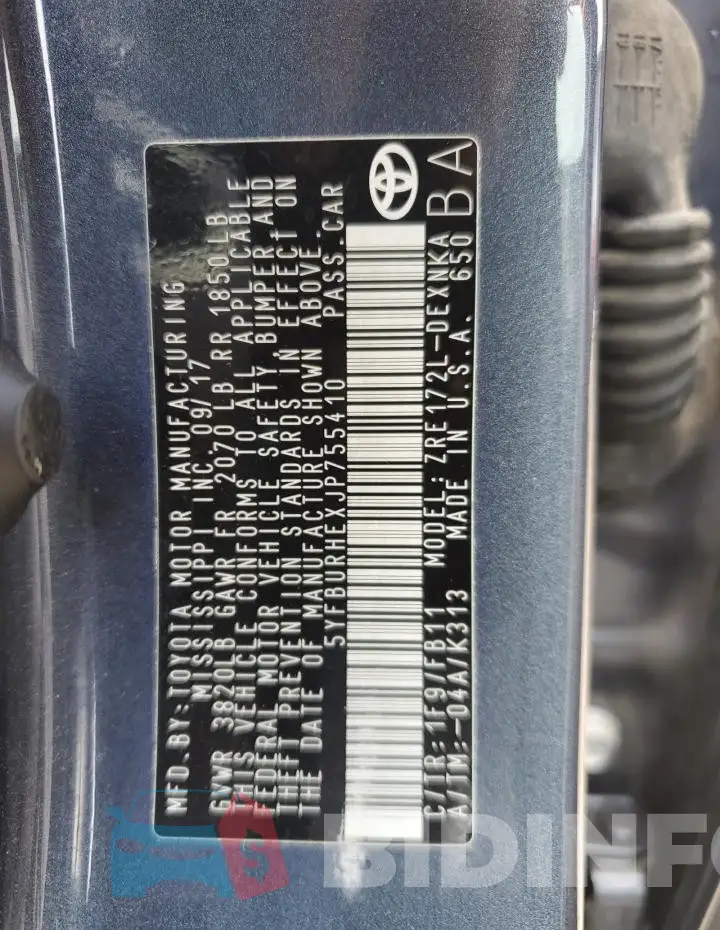 5YFBURHEXJP755410 Photo# 12
