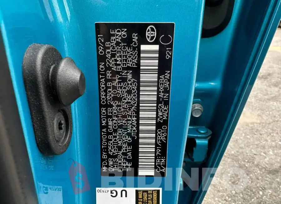 JTDKAMFP7N3203457 Photo# 10