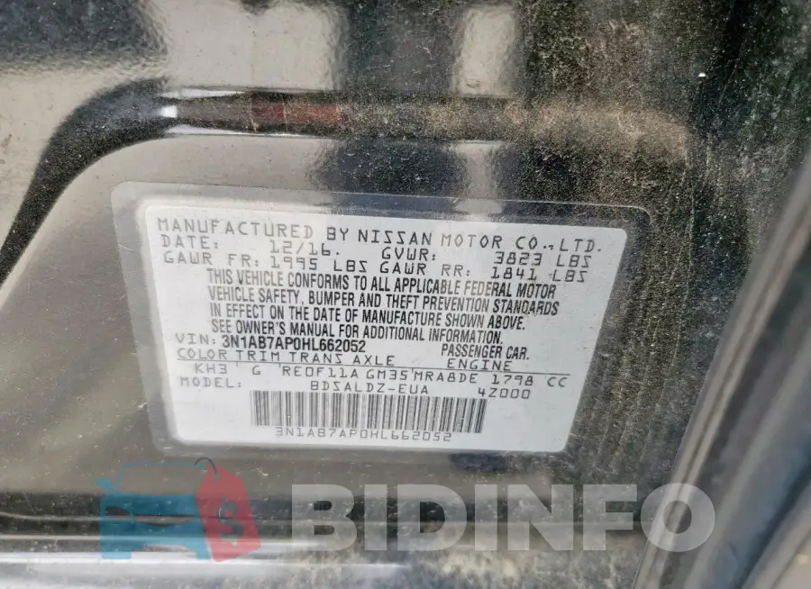 3N1AB7AP0HL662052 Photo# 12