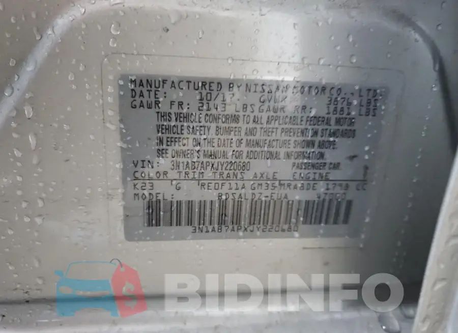 3N1AB7APXJY220680 Photo# 12
