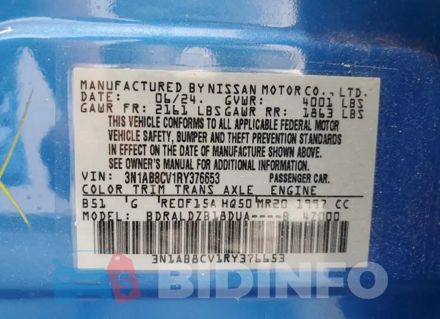 3N1AB8CV1RY376653 Photo# 12