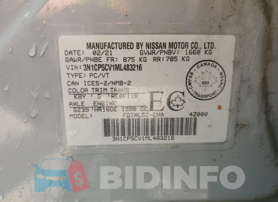 3N1CP5CV1ML483216 Photo# 13