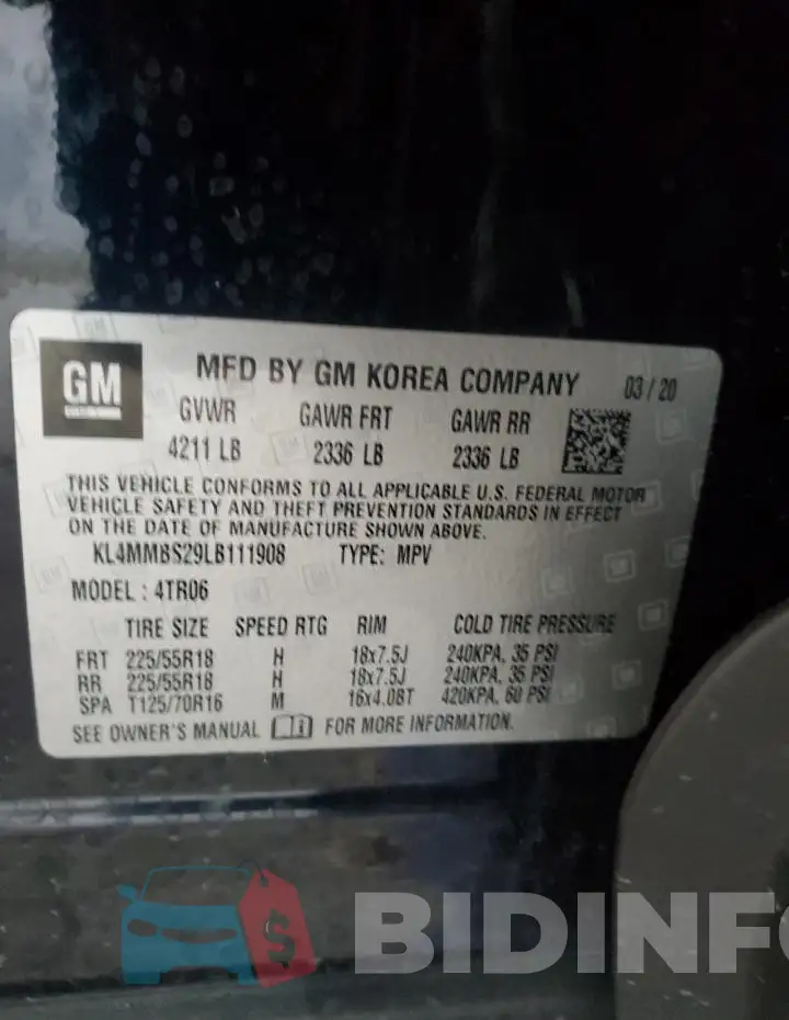 KL4MMBS29LB111908 Photo# 13