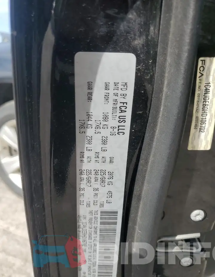 1C4NJDEB0HD106702 Photo# 13