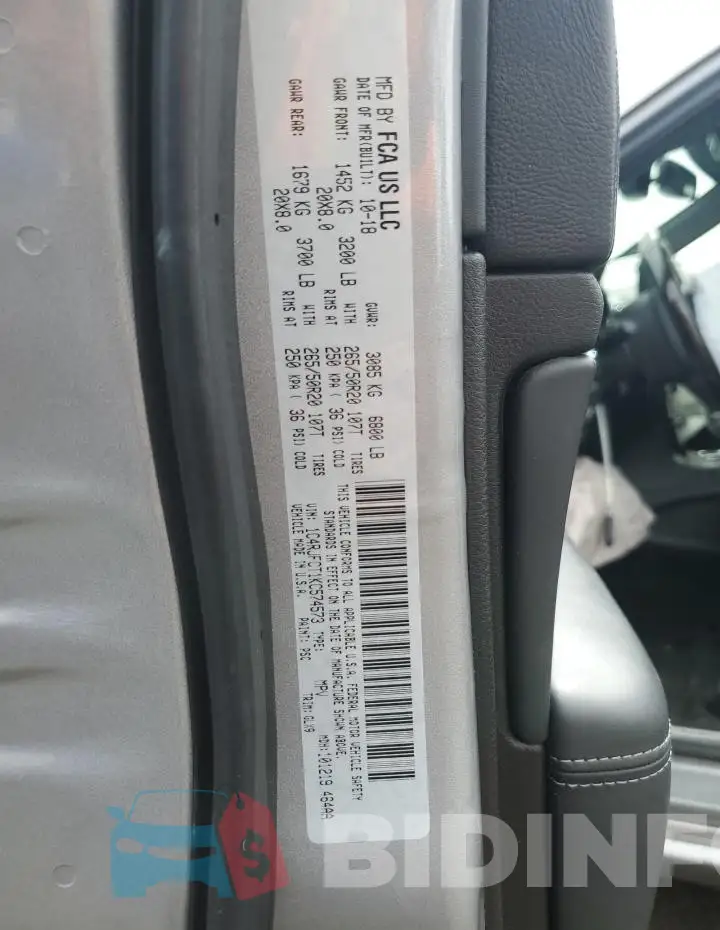 1C4RJFCT1KC574573 Photo# 12
