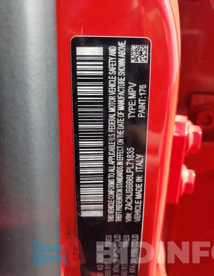 ZACNJBBB6LPL71835 Photo# 13