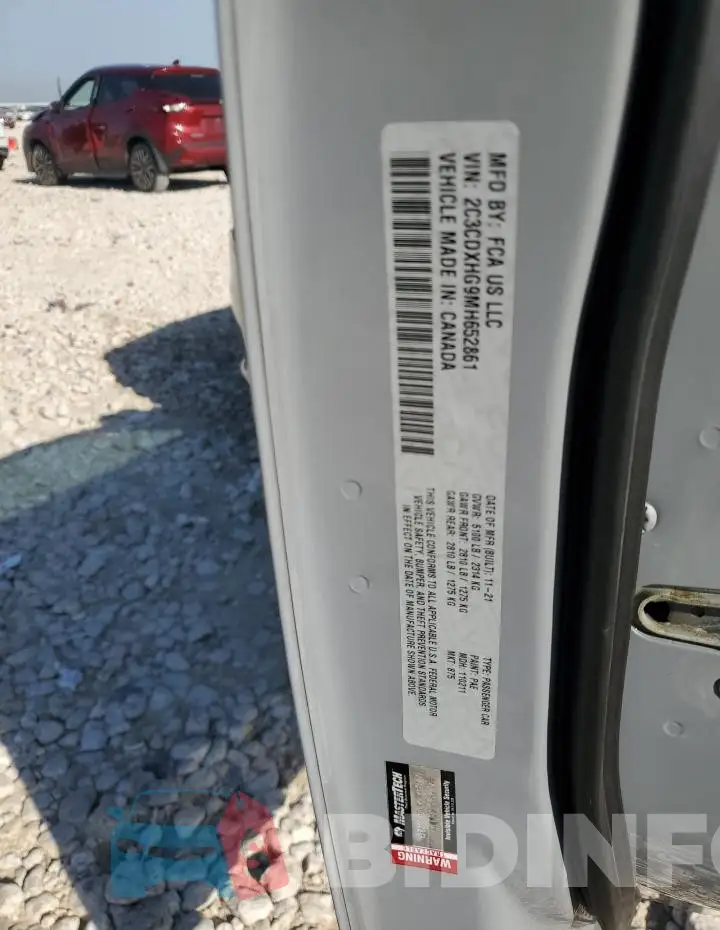 2C3CDXHG9MH652861 Photo# 12